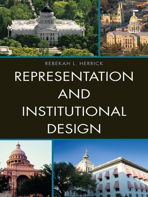 cover image of Representation and Institutional Design